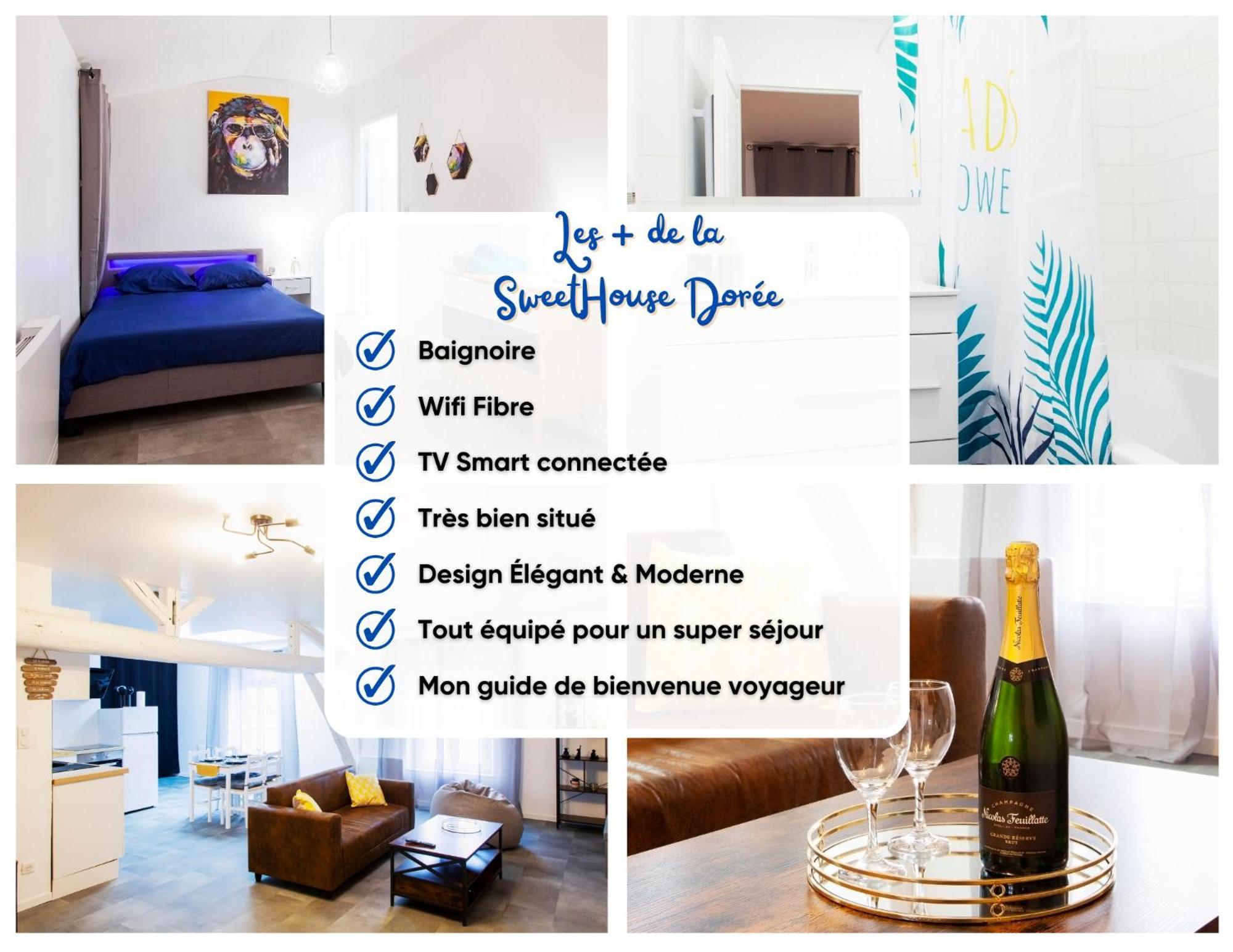 La Sweet House Doree Centre Ville Wifi Tout Confort Vitry-le-Francois Exterior photo
